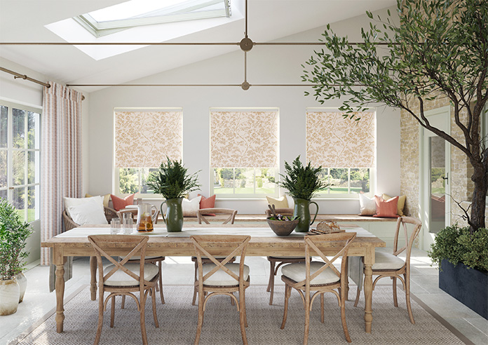 Cherry Blossom, Burlywood - Roller Blind - Image 8